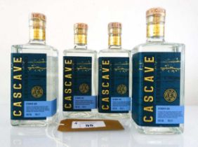 +VAT 4 bottles of Cascave Stormy Gin from Wales 40% 70cl (Note VAT added to bid price)