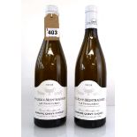 2 bottles of Domaine Chavy-Chouet Les Enseignieres 2018 Puligny-Montrachet, France