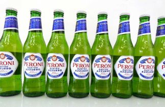 +VAT 40 bottles of Peroni Nastro Azzurro (BBE 06/24) 5% 33cl (Note VAT added to bid price)