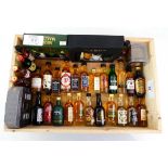 +VAT Approx 39 assorted Whisky miniatures some in gift sets including Singleton, Glenfiddich,