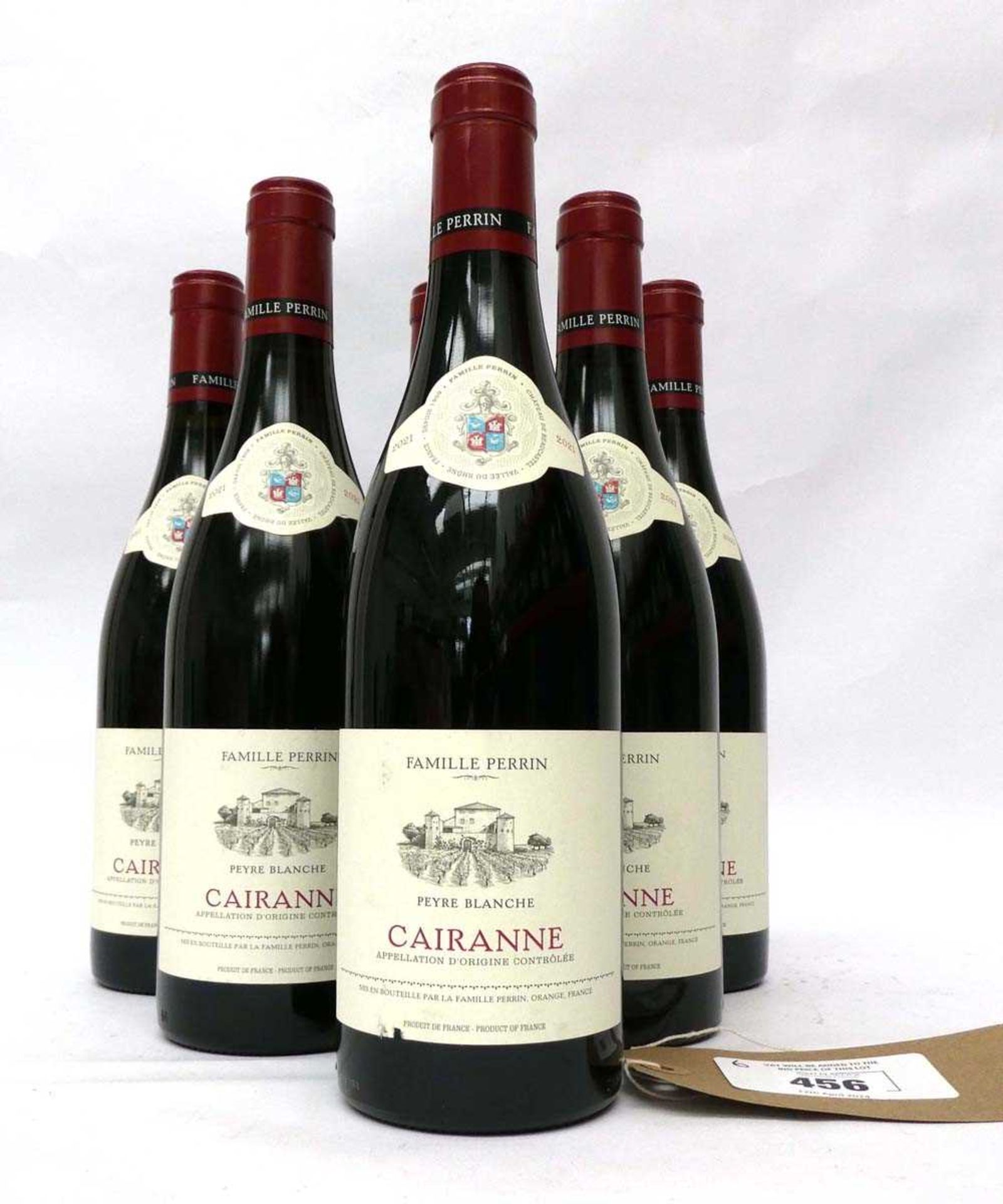 +VAT 6 bottles of 2021 Famille Perrin Cairanne Peyre Blanche Rhone, France (Note VAT added to bid