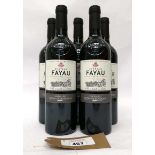 +VAT 5 bottles of 2019 Chateau Fayau Cadillac Cotes de Bordeaux (Note VAT added to bid price)