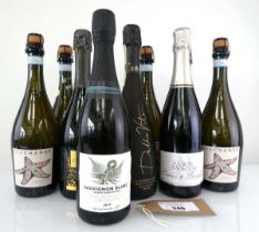 +VAT 10 bottles of Sparkling, 1x La Croix Montjoie Brut Cremant de Bourgogne, 1x Winemaker Selection