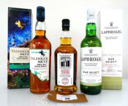 +VAT 3 bottles of Single Malt Scotch Whisky, 1x Kilkerran Heavily Peated Campbeltown Batch 9 59.2%
