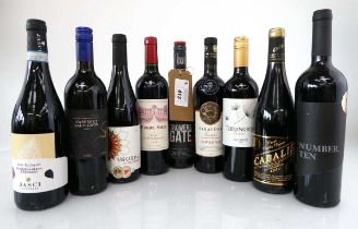 +VAT 12 bottles Red, 1x Saracosa Governo 2021 Toscana IGT Tuscany, 1x Growers Gate Shiraz 2020, 1x
