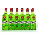 +VAT A box of 6 bottles of AGWA De Bolivia Coco Leaf Liquor 30% 70cl (Note VAT added to bid price)