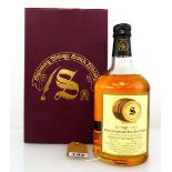 A dumpy bottle of Signatory Vintage 1967 Springbank Distillery 32 year old Single Campbeltown Malt