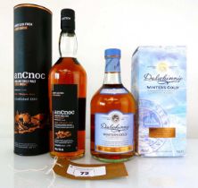 +VAT 2 bottles of Single Malt Scotch Whisky, 1x AnCnoc Sherry Cask Peated Edition Highland