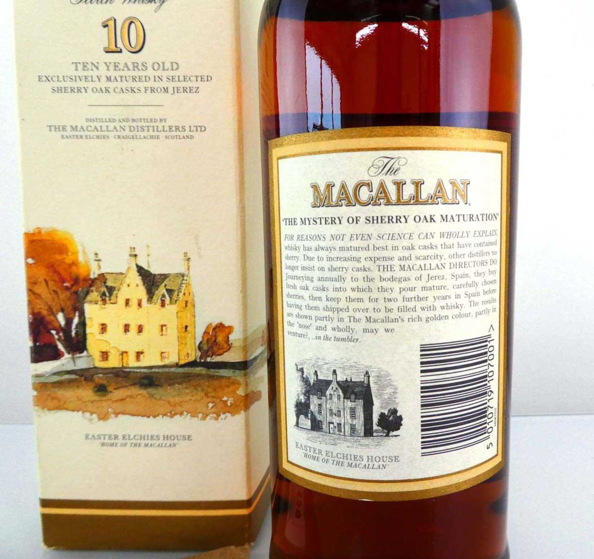 +VAT A bottle of The MACALLAN 10 year old "Easter Elchies House" Single Highland Malt Scotch - Image 3 of 6