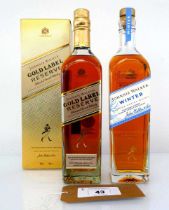 +VAT 2 bottles of Johnnie Walker Blended Scotch Whisky, 1x Seasonal Blends Princes Street