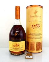 A bottle of Remy Martin 1738 Royal Accord Fine Champagne Cognac with carton 40% 70cl