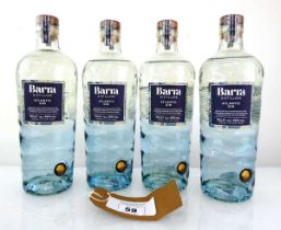 +VAT 4 bottles of Barra Distillers Atlantic Gin 46% 70cl (Note VAT added to bid price)