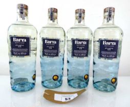 +VAT 4 bottles of Barra Distillers Atlantic Gin 46% 70cl (Note VAT added to bid price)