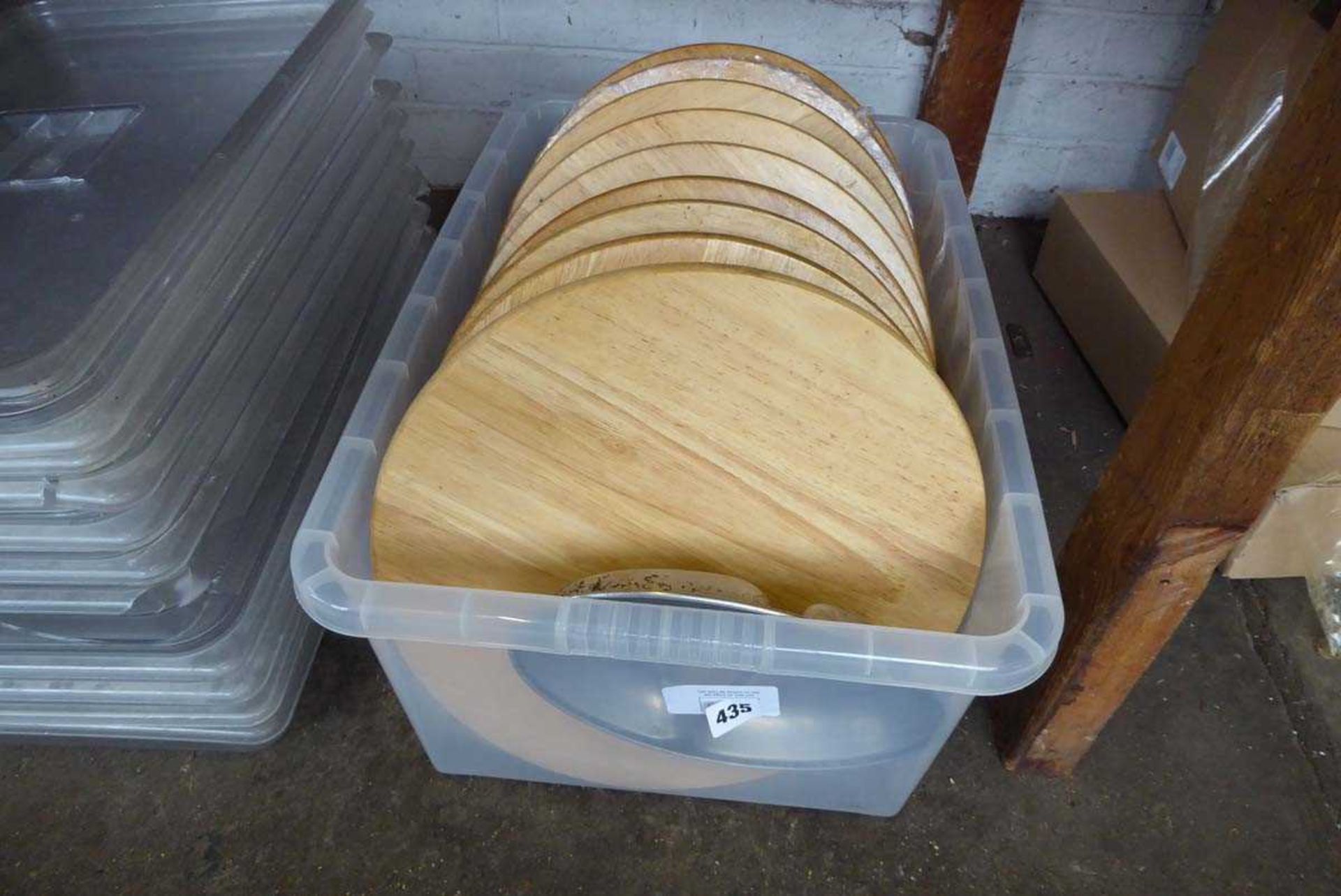 9 wooden lazy susans - Image 2 of 3