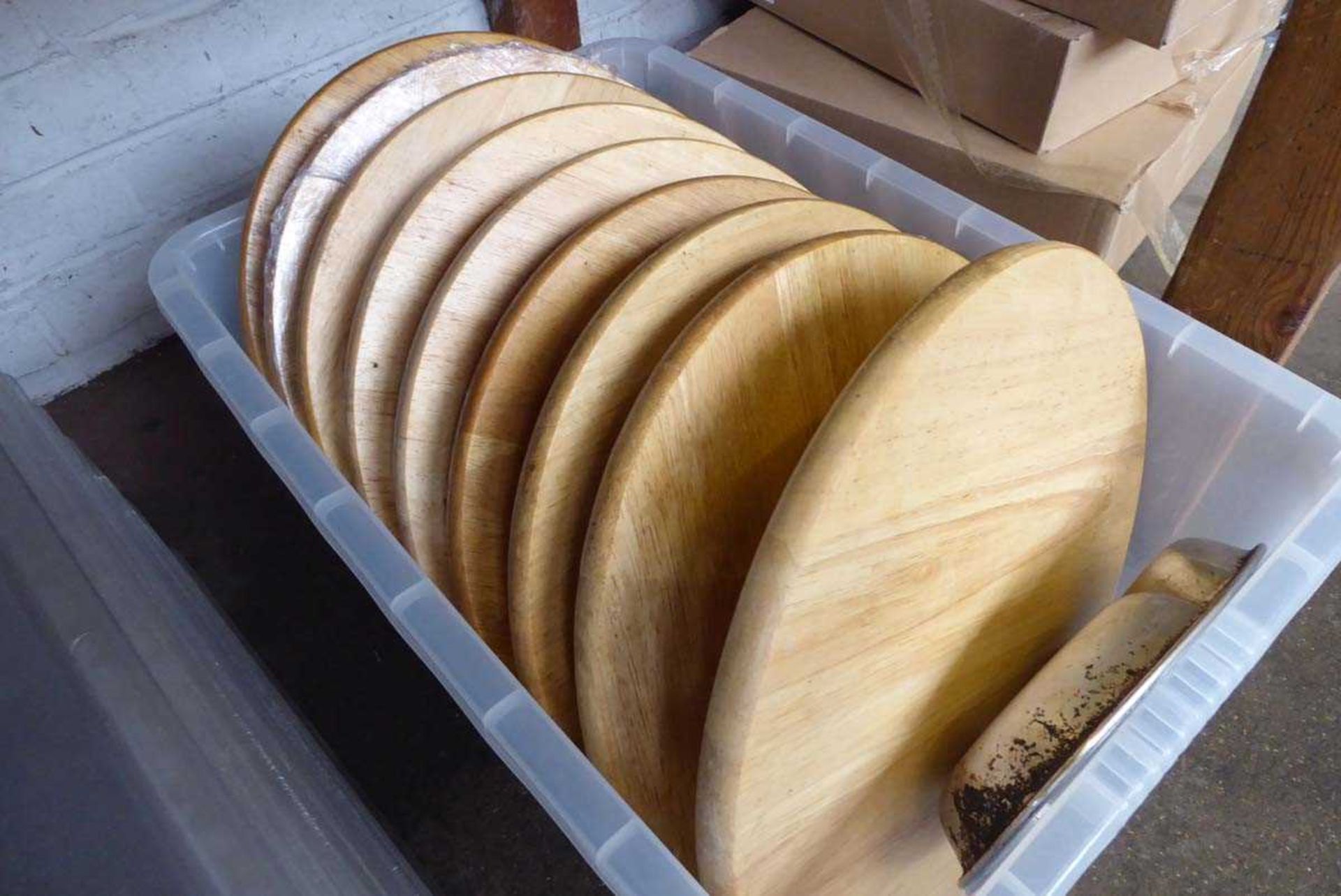 9 wooden lazy susans - Image 3 of 3