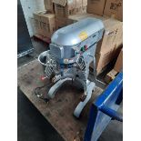 Buffalo heavy duty mixer type GL191 with bowl 3 attachements and safety guard