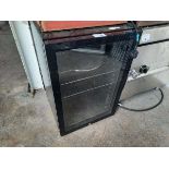 +VAT 55cm undercounter single door display fridge