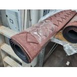 Large commercial heavy duty brown floor mat