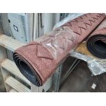 Large commercial heavy duty brown floor mat