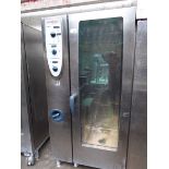 +VAT 90cm electric Rational CM201 20 grid combination oven without walk in tray trolley