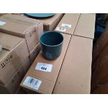 +VAT 5 x boxes of 6 cadet blue stoneware chip bowls 9.5cm diameter (30 in total)