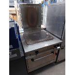 +VAT 80cm Gas Ambach solid top cooker with single door oven under