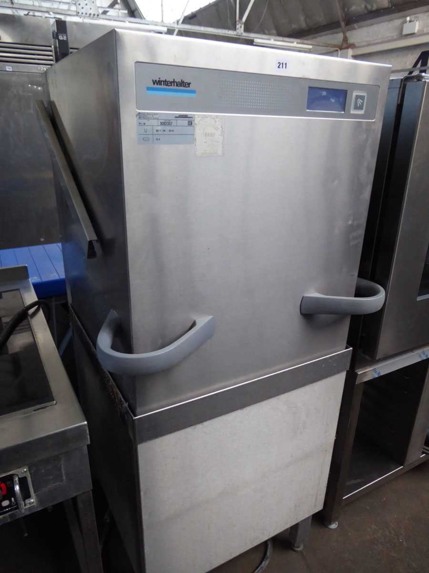 60cm Winterhalter model PT-N lift top pass through dishwasher