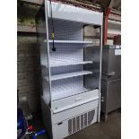 +VAT 95cm Framec open front multideck display fridge