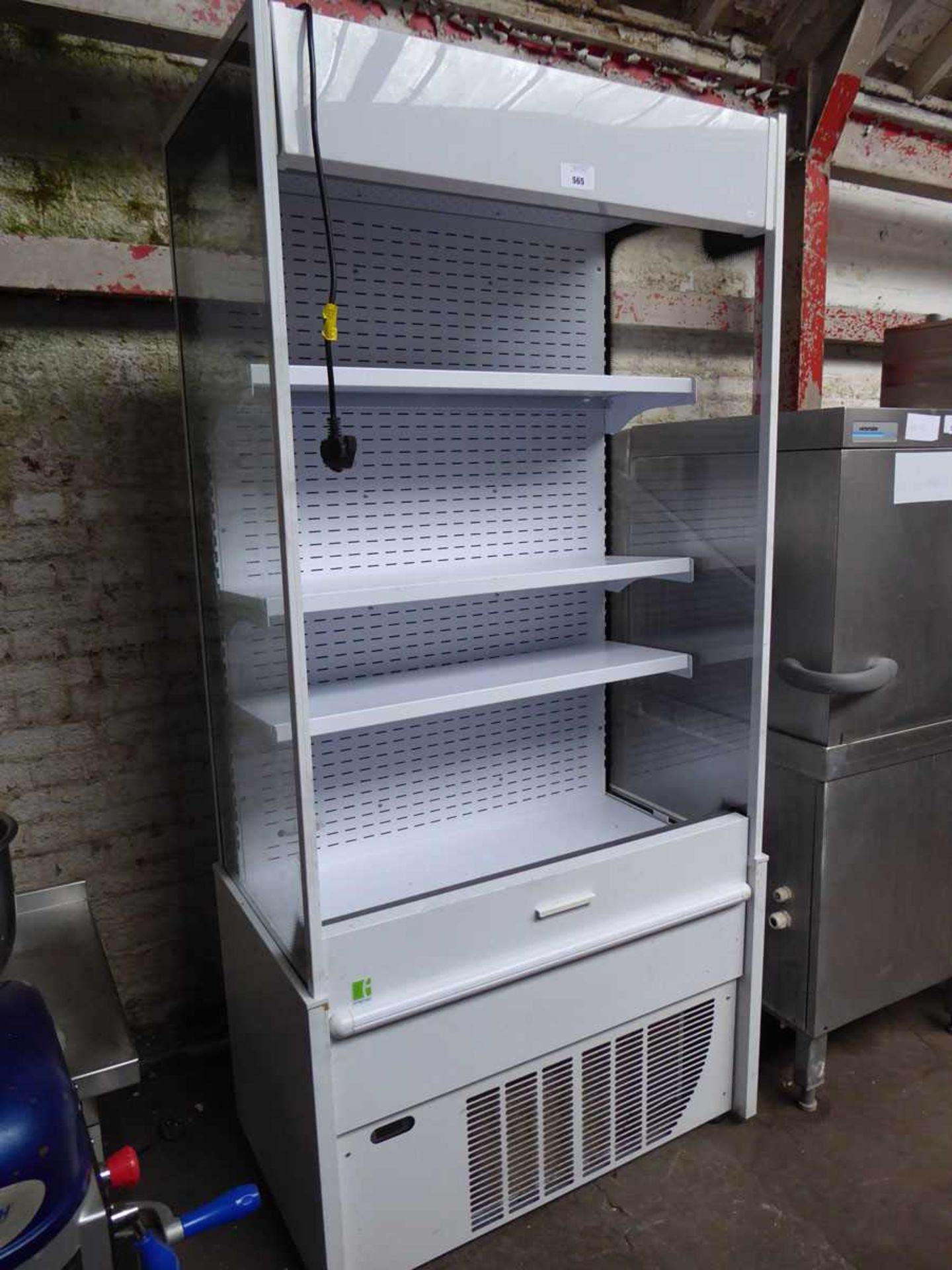 +VAT 95cm Framec open front multideck display fridge