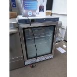 +VAT 60cm Tefcold UF200VGS-P undercounter single door display fridge