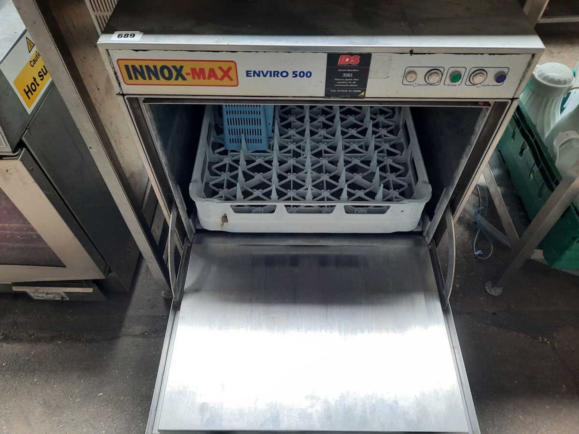 57cm Innox-Max Enviro 500 undercounter drop front washer - Image 2 of 2