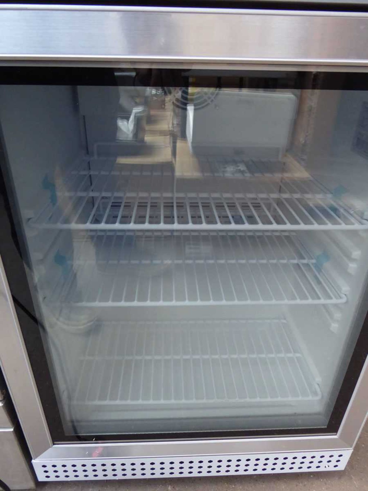 +VAT 60cm Tefcold UF200VGS-P undercounter single door display fridge - Image 2 of 2