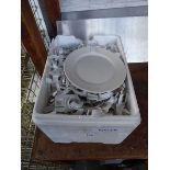 Large box containing buffet banqueting clips