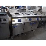+VAT 120cm gas Electrolux triple fryer