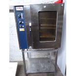 90cm electric Rational model CD101 combi-dampfer 10 grid combination oven on stand