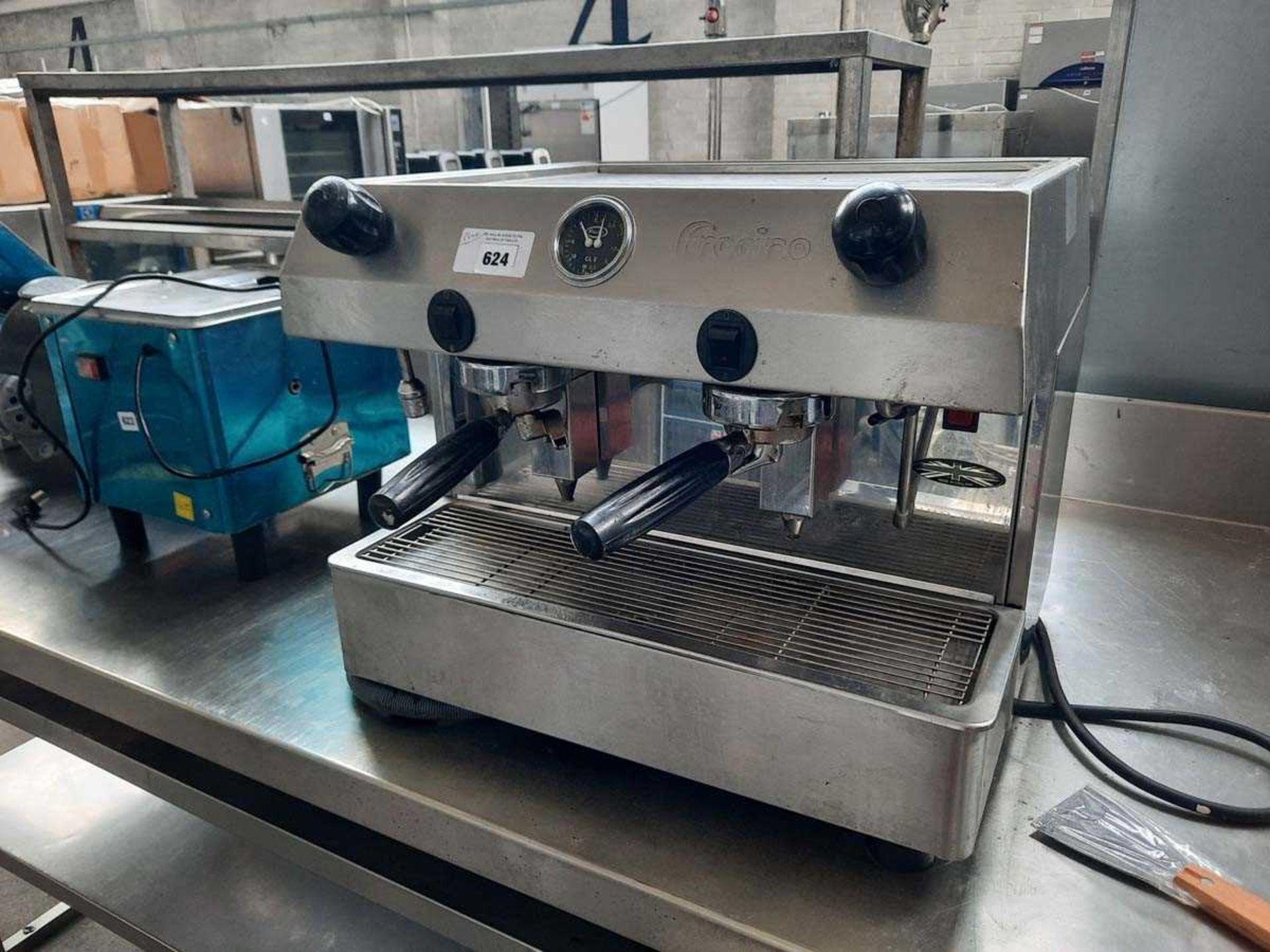 Fracino barista type 2 station coffee machine with 2 group heads