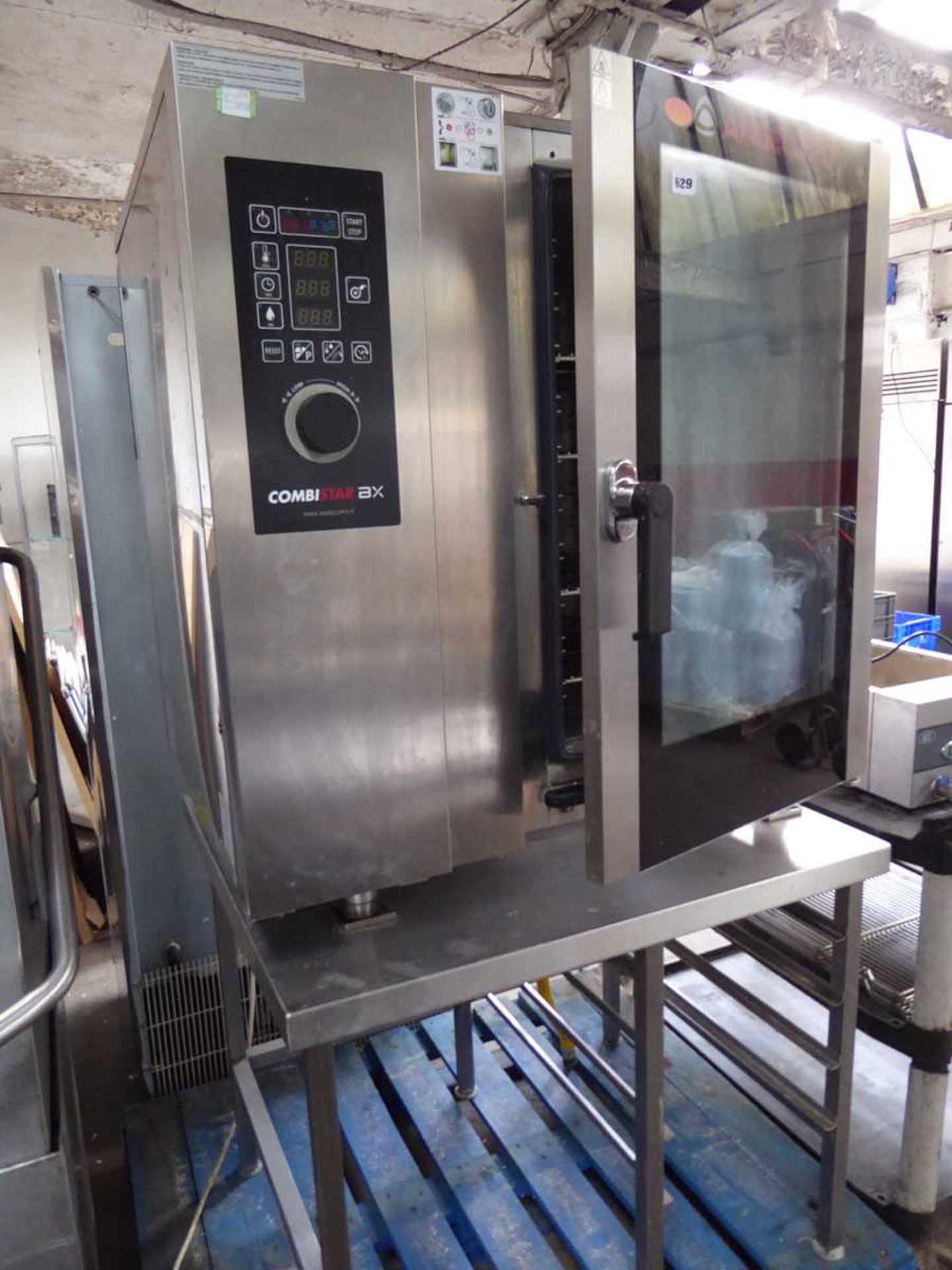 93cm gas Angelo Po Combistar BX G20 10 grid combination oven on stand