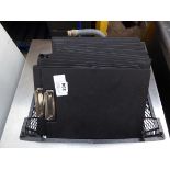 +VAT Tray containing clipboards