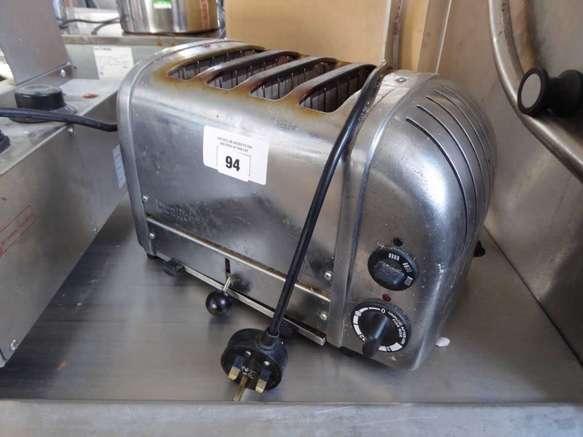 +VAT 4 slice Dualit toaster