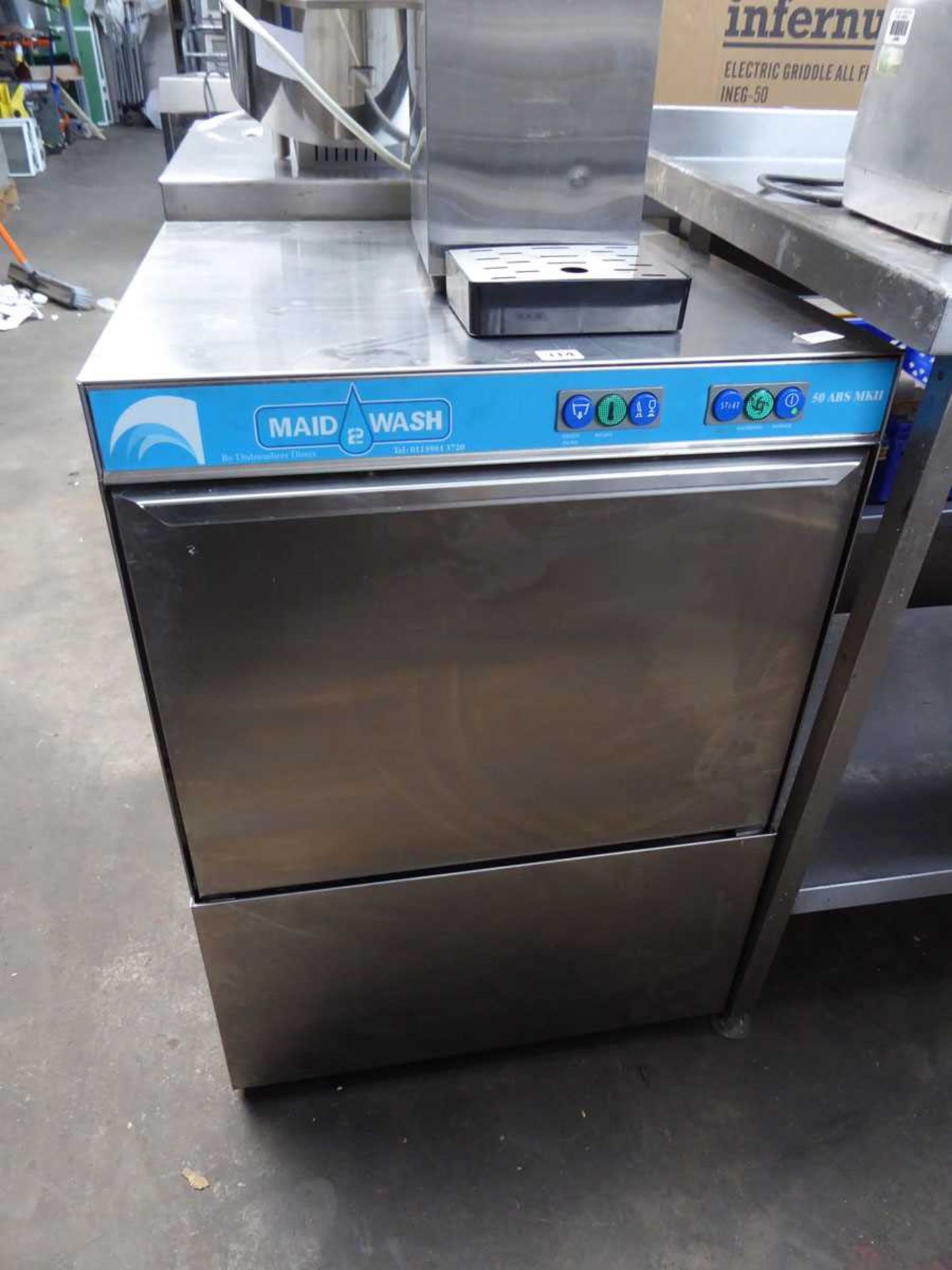 59cm Maid Wash 2 model 50ABSMK2 undercounter washer