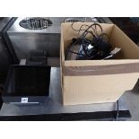 Box containing 5 assorted Star and other thermal till printers plus a EPOS touch screen unit