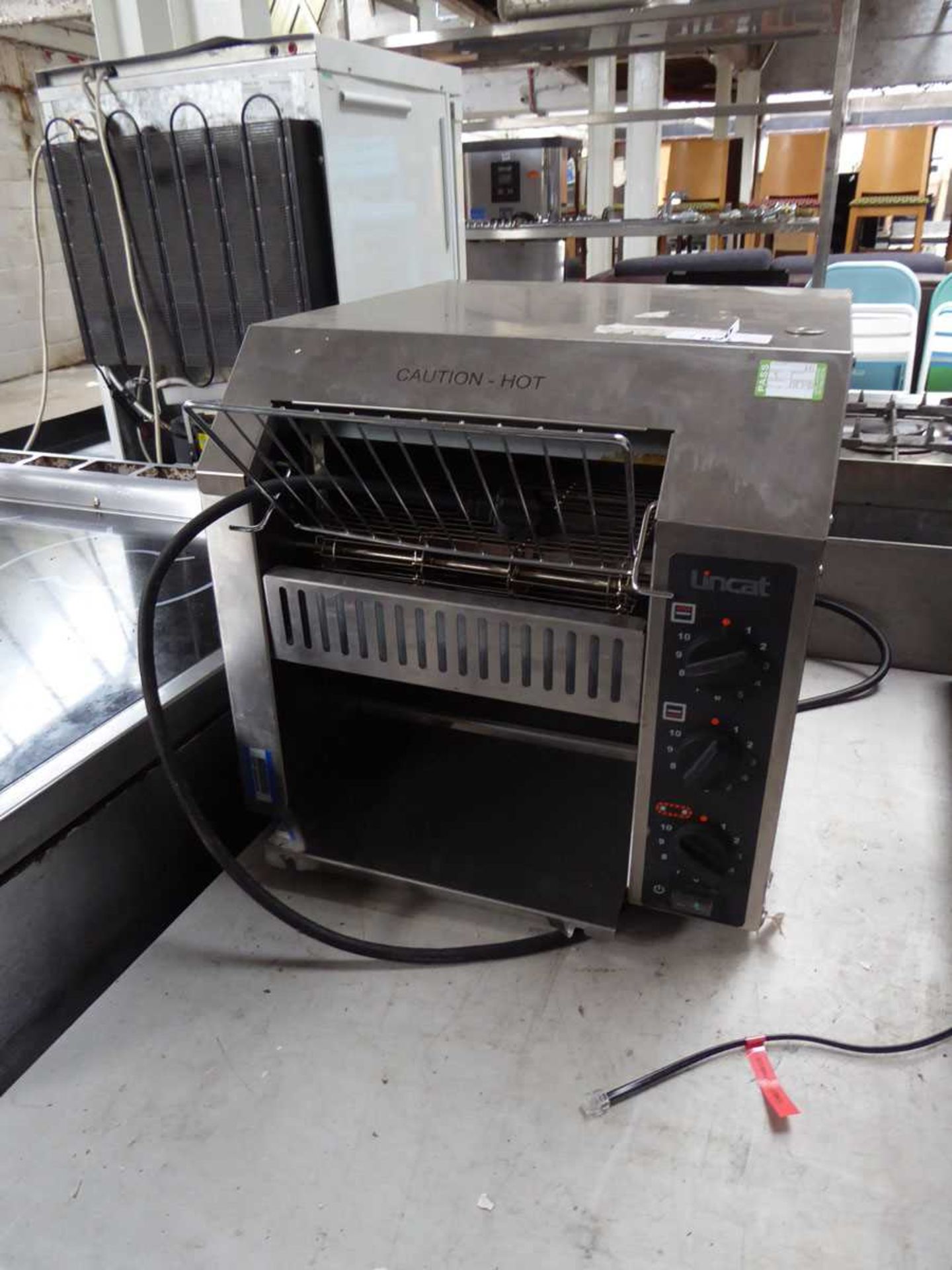 +VAT 42cm electric Lincat conveyor toaster