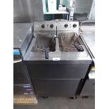 +VAT 60cm electric Parry two-well fryer with baskets