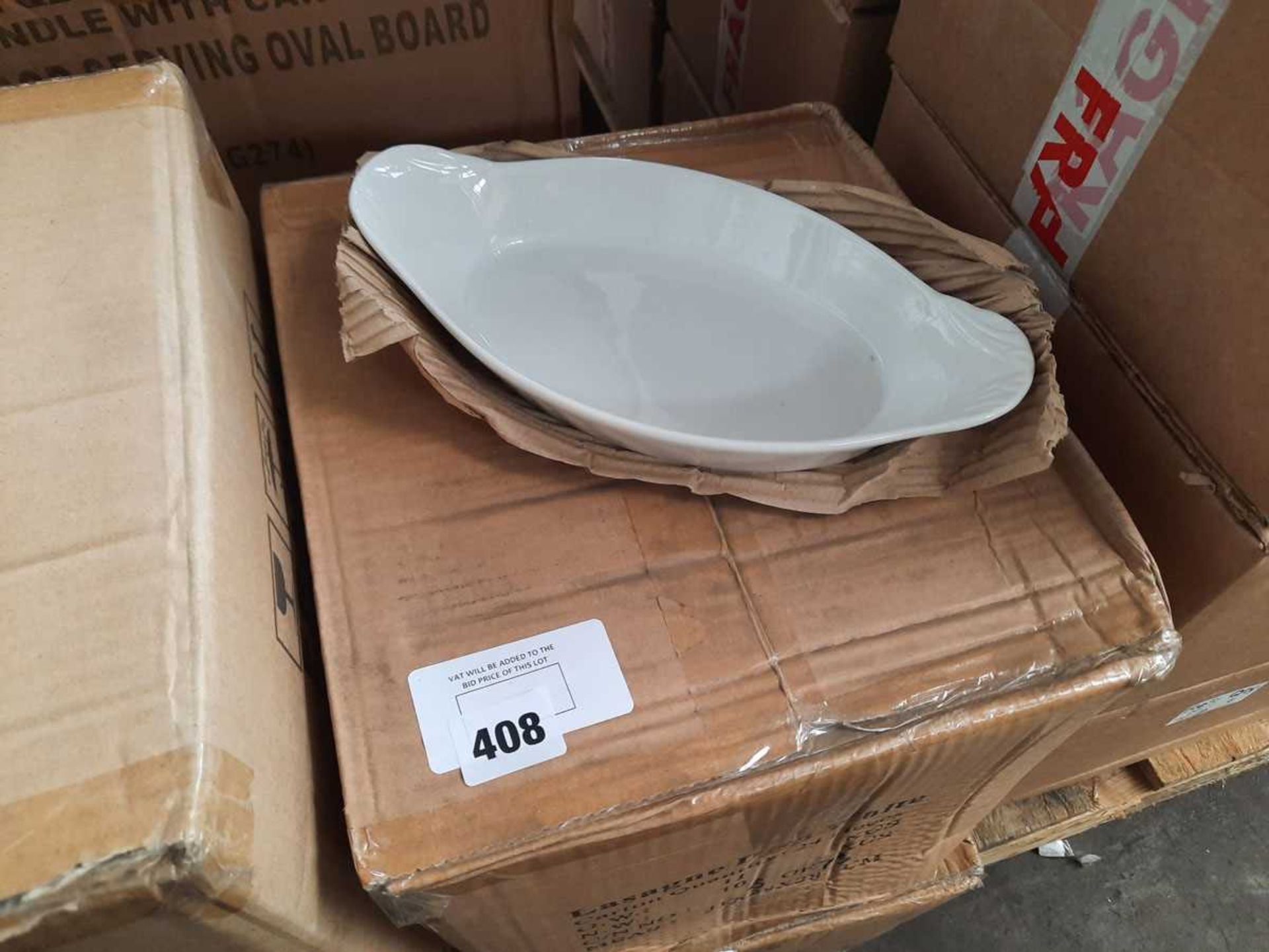 +VAT 2 x boxes of 24 lasagne dishes 25cm (48 in total)