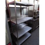 +VAT 90cm solid shelf 4 tier rack