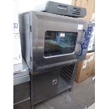 +VAT 90cm electric Hobart CSMUC0612LAE 6 grid combination oven on stand