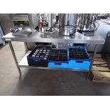 150cm stainless steel preparation table with shelf under