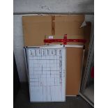 +VAT Quantity of assorted size white boards