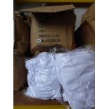 2 x boxes containing a large quantity of chair covers