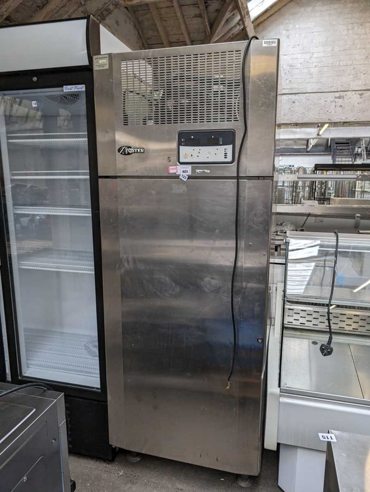 +VAT 75cm Foster Model BC35 single door blast chiller (failed electrical test)